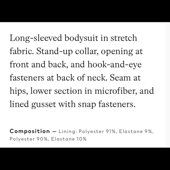 H&M long sleeve bodysuit - Picture 4 of 5